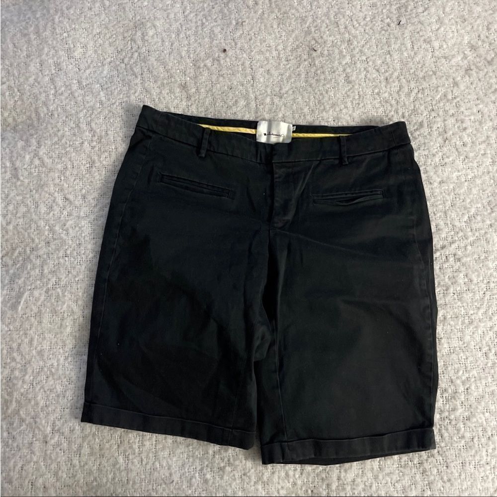 Anthro elevenses black shorts 6‎